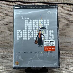Disney Mary Poppins 50th Anniversary Edition DVD Sealed‎ Julie Andrews